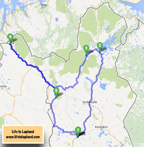 Lapland summer travel routes / www.lifeinlapland.com