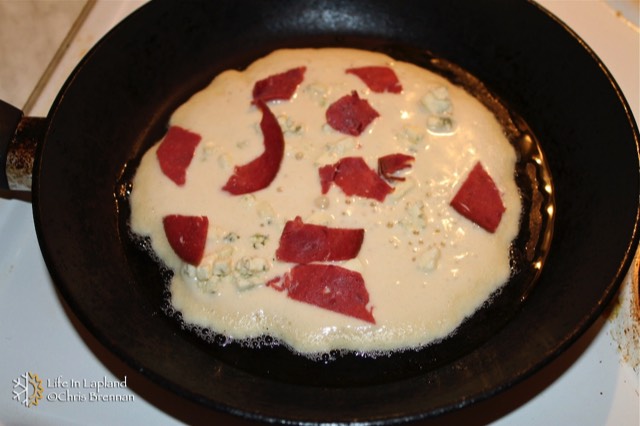 Reindeer & Bluecheese Pancakes