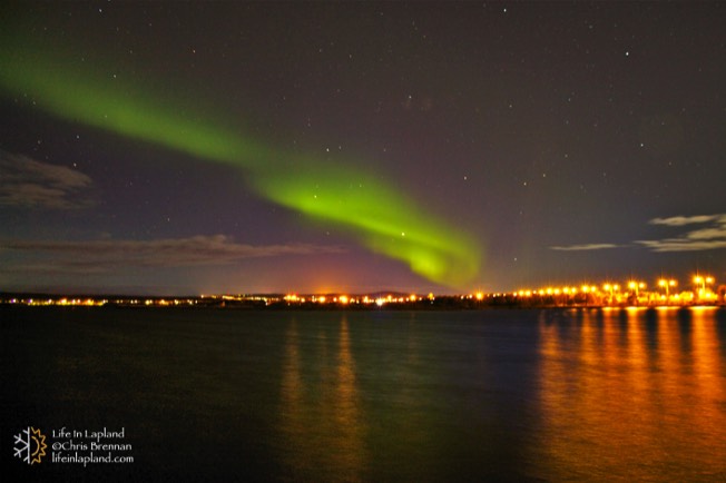 Northern Lights in Rovaniemi, Lapland - www.lifeinlapland.com